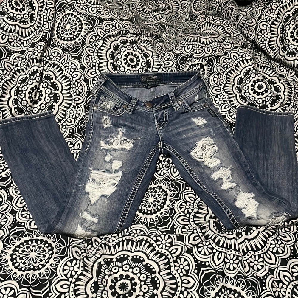 Silver Jeans. Straight Leg, Size 23